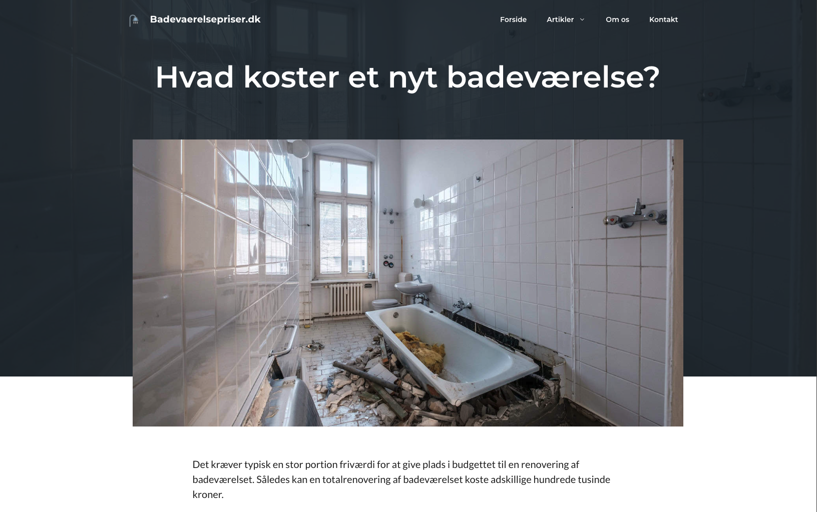 Badevaerelsepriser.dk